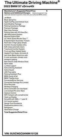 2022 BMW X7